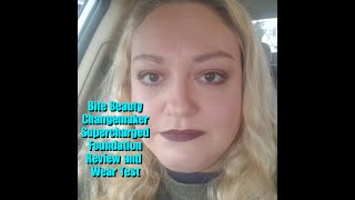 Bite Changemaker Supercharged Micellar Foundation Wear Test and Review for Skin Over 40.