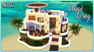 Sims 4 Speed Build - Modern Island Living Beach House | Kate Emerald
