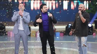 أول 5 دقائق في 2020  بدأناهم بتريو "الثلاثي الخطير" عسيلي ومدحت صالح ومصطفى حجاج مع منى الشاذلي