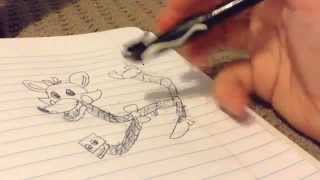 [FNAF2] How To Draw Mangle [Ethan]
