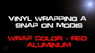 Snap On MODIS Wrapped In Red Aluminum Vinyl
