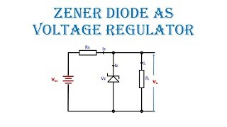 zener diode as voltage  regulator in hindi