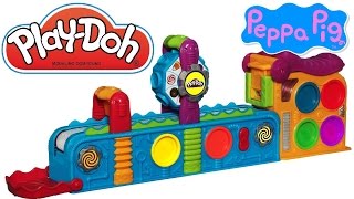 Play Doh Mega Fun Factory Peppa Pig, Play Doh Spin 'n Store Fun Factory Disney Frozen Elsa Anna
