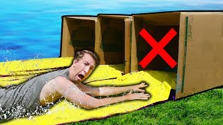 DO NOT Water Slide through the Wrong Mystery Box!!