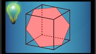 section d'un cube par un plan : méthode et exemple - Géométrie dans l'espace - terminale S