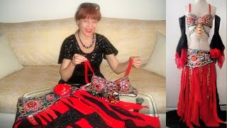 Как сделать костюм для восточного танца в цыганском стиле. Мастер класс