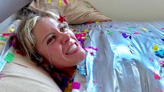 I DUCT TAPED MY TWIN SISTER FOR 24 HOURS (never seen her this mad)