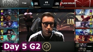 TSM vs Flash Wolves | Day 5 LoL MSI 2017 Group Stage | TSM vs FW G2 Mid Season Invitational