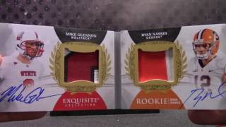 2013 Exquisite Football 3 Box Case 'Serial #s' GB
