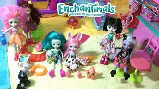 enchantimals куклы на отдыхе! мультики для детей (энчантималс)