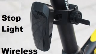 Bicycle Bike Wireless Stop Brake Tail Light / Велогабарит + бесконтактный стоп сигнал