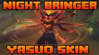NEW NIGHT BRINGER YASUO SKIN TRAILER AKA DEMON BLADE | League of Legends Skin Spotlight Trailer