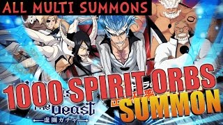 Bleach Brave Souls 1000 Spirit Orbs UNLEASH THE BEAST Summons