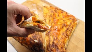 ПиЦЦА КАЛЬЦОНЕ ИЗ ЛАВАША. ЭТО ЛУЧШАЯ ЗАКУСКА КОГДА ГОСТИ НА ПОРОГЕ.