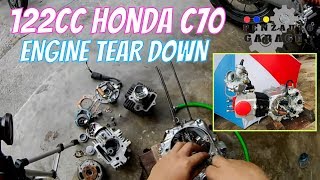 Honda C70 Racing Engine Overhaul Part 1/2 - Restoration of my 122cc Honda C70 Cub