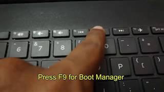 How to Boot HP Laptop and install Windows 10 || Legacy Enabled