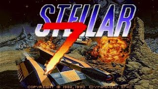 Stellar 7 gameplay (PC Game, 1990)