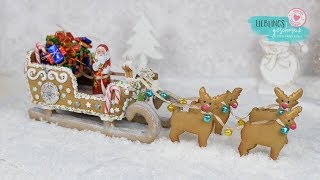 Weihnachtsmann Lebkuchen Schlitten /von Lieblingsgeschmack