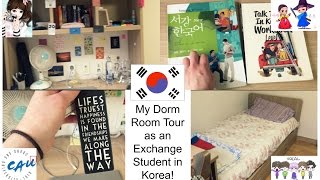 My Dorm Room Tour as an Exchange Student in Korea!!