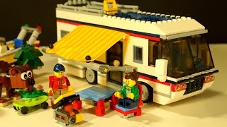 Lego Creator 31052 - Кемпинг - Домик на Колёсах - Видео Обзор для Детей