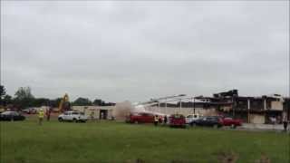 Water tower demolished