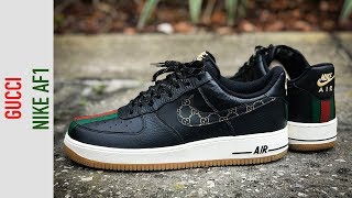 How To: Gucci Custom Shoes Nike Air Force 1 Timelapse Tutorial