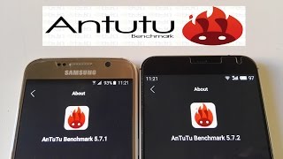 Test Antutu benchmark Samsung Galaxy S6 contro Meizu MX5
