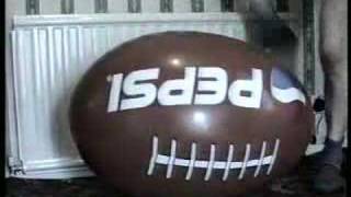 Pepsi inflatable baseball bust