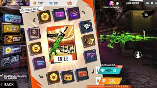 SCIFI SCAR IN INCUBATOR || NEW PERMANENT GUN SKINS IN FREE FIRE LUCK ROYALE