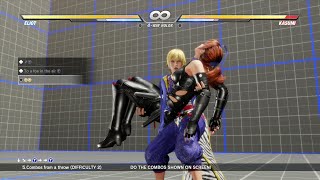 Dead or Alive 6 Eliot Combo Challenges PS4 PRO