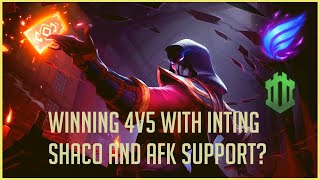 Shuffled Fate | Winning 4v5 w/ Inting Shaco and AFK Lux? | Twisted Fate vs Morgana | #663