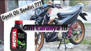 Cara Ganti Oli Motor Oleh Sendiri