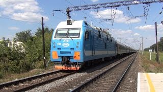 Электровоз ЭП1М-681 с поездом №50 Санкт-Петербург — Кисловодск