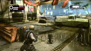 (Full Game)  Let's Play -  Gears of War 3 Horde Mode