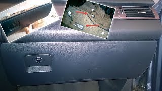 Как снять бардачок (вещевой ящик) Ауди А6 С5