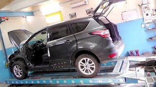 Ford Escape.  Боковой удар. Обзор повреждений.