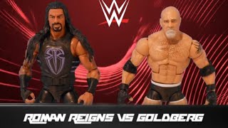 Roman Reigns vs. Goldberg: Action Figure Showdown