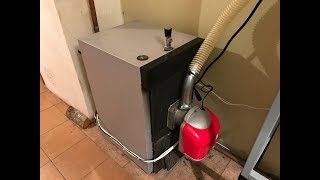 241. Dobelnieki / Турецкий котел 20кВт / Гранульная горелка Ferroli SUNP7 / RDH10 Siemens / 180м2