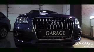 AUDI Q5 оклейка защитной антигравийной пленкой фар, бампера, крыльев и зеркал - Киев