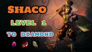 Shaco Jungle level 1 to Diamond [League of Legends] Full Gameplay - Infernal Shaco