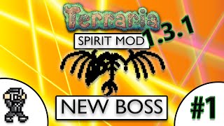 Terraria 1.3.1 NEW UNRELEASED SKY BOSS! - ANCIENT FLYER (Part 1) - Spirit Mod - Spriting