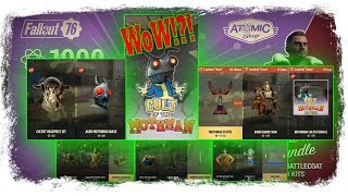 #Fallout76 Atom Shop Today - ??The BEST Release?? Of items made so far! Cult Of The Mothman
