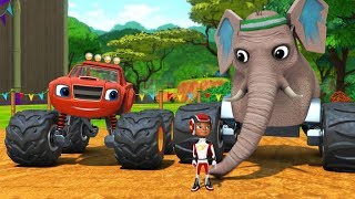 Забавна пъзел игра Пламъчко и машините ???Пъзел игри за деца