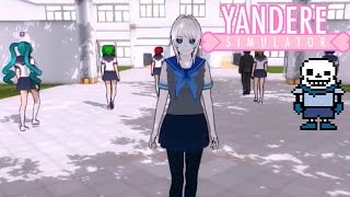 Yandere Simulator | Underswap Sans Plays Yandere Sim! - Part 3... Kind of w/ Fell Sans!