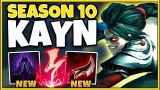 NEW SEASON 10 CHANGES MAKE KAYN AMAZING (NEW ITEMS + BUFFS) - League of Legends