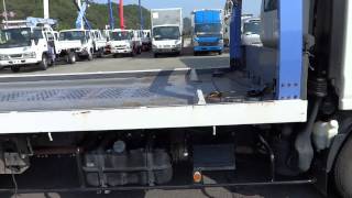 中古トラック 車両運搬車 セルフローダー ラジコン リモコン ウインチ タダノ いすゞエルフ 作動