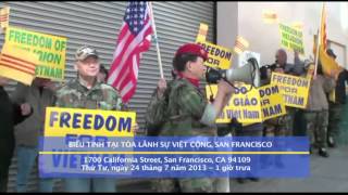 Thông Cáo: Thư Mời Tham Dự Biểu Tình Tại Toà Đại Sứ CSVN Tại San Francisco, CA