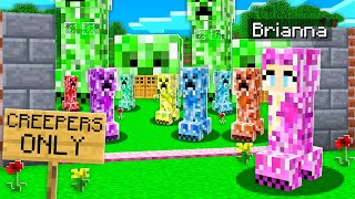 I Found a CREEPER Only Minecraft Server!