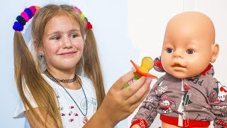 Кукла Беби Бон Настя  Яна КАК МАМА Baby Born doll