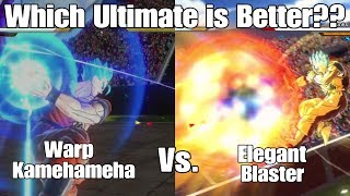 Xenoverse 2 Skill Test! Elegant Blast Vs. Warp Kamehameha!!!  Battle Of Warping Ultimates!!!
